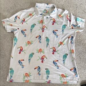 Chubbies Parrot and Leaf Print Shirt